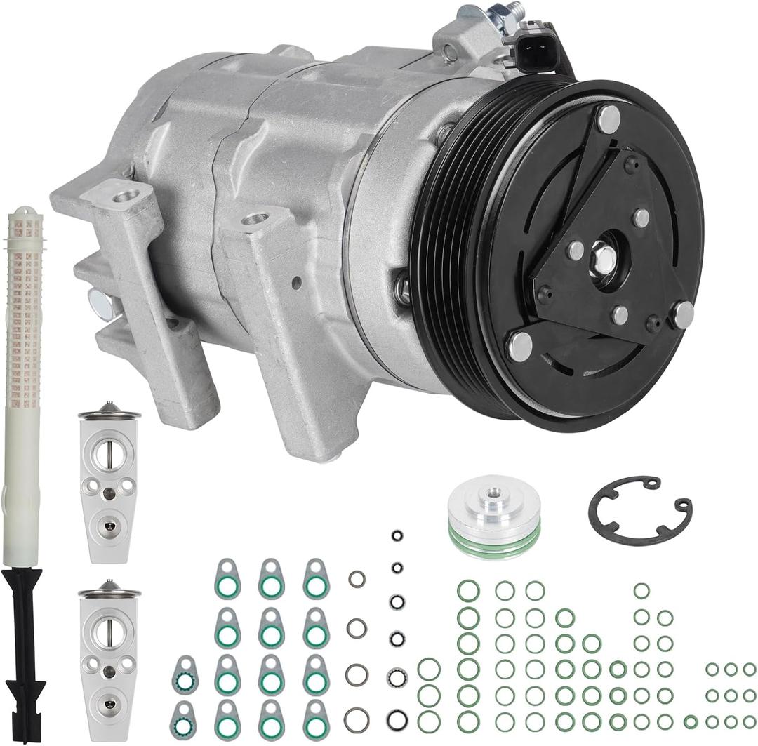 New AC Compressor with Clutch and Component Kit for Ford Expedition 2009-2014 5.4 5.4L, for Lincoln Navigator 2009-2014 5.4 5.4Lfor 10905C, 1010905, 1110905