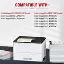 067H 067 Black Toner Cartridge Compatible Replacement for Canon 067H 067 High Capacity Works for Canon Color imageCLASS MF650C MF656Cdw MF653Cdw MF654Cdw LBP630C LBP632Cdw Printer 1-Pack with Chip