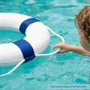 Yunphia 20" Pool Safety Throw Ring Kit, Throwable Flotation Device for Boat