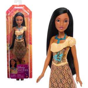 Mattel Disney Princess Pocahontas Doll in Sparkling Fashion with Removable Skirt, Necklace and Shoes, Posable & Collectible, Inspired by Movie