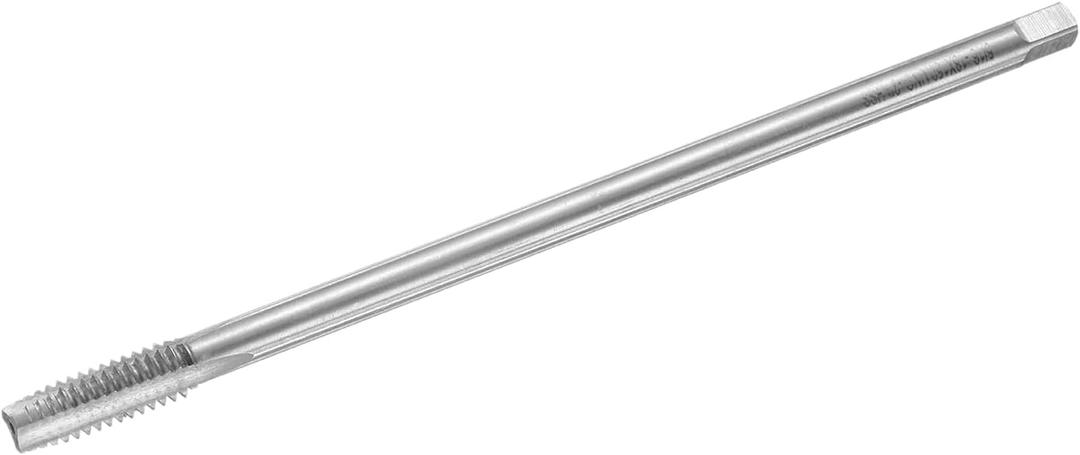 uxcell Thread Milling Taps, 5/16-18 UNC High Speed Steel (HSS) 3 Straight Flutes Machine Screw Thread Threading Tap, 6" Length (Extra Long)