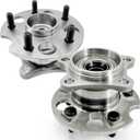 Pair 512284 Rear Wheel Bearing Hub Assembly Compatible with Toyota Highlander 2004-2013 Venza 2009-2015, Hub Bearing for Lexus RX330 2004-2006 RX350 2007-2009, 06 07 08 RX400H, AWD Only, 5 Lug w/ABS (OE Size)