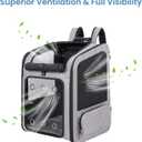 Extra Large Pet Carrier Backpack Cats Under 30 Lbs, for Dogs Puppies Rabbits Other Animals Under 25 Lbs, Ventilated Design, Great for Travel/Hiking/Outdoor Use