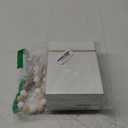 GENMOUS Faux Decorative Books Set for Home Decor, Stacked Wood Faux Books with Wood Bead for Living Room Decor, White Decorative Books for Shelf Decor, Mantel Decor, Farmhouse Decor Bless