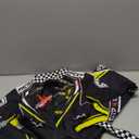 Race Car Driver Costume Boys Racer Jumpsuit With Car Cap Kids Dress Up for Halloween (No Size, Black)