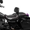 Driver Passenger Solo Seat Backrest Kits Compatible With For Harley Touring Street Road Glide FLHX FLTRX ST 2024 2025 2026 (Black Red)