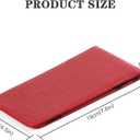 7 x Leather Golf Scorecard Holder - Yardage Book Cover Golf Stat Tracker Sheet - Premium Golf Leather Scorecard - Golf Score Book - Large Size 7.6x4.5IN