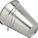 JEUIHAU 25 PCS 5x4.5 inch Galvanized Mini Buckets - Tin Pails for Parties, Ice, Snacks, Craft, Decorations, Garden Planters