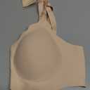 OEAK Women Bras No Underwire Scalloped Push Up Buttery Soft Tshirt Bra Seamless Full Coverage Convertible Everyday Bra (Large, 02 Nude)