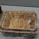 Small Wicker Baskets for Organizing 2 Pack, Hand Woven Baskets for Storage, Towels and Toilet Paper Organization, Woven Gift Basket,Countertop Baskets Set for Organizing