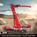 Mould King 17008 Technology Crane Building Set, Large Heavy Duty Crane Truck Building Kits with 20 Motors, APP Programmable Construction Vehicle Model Kit for Adult(8506+ PCS)