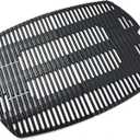 DC142 7646 7584 Cooking Grates for Weber Q300 Q320 Q3000 Q3200 Series, 57060001, 586002 Gas Grills Grills, Cast Iron Grill Grates Replacement for Weber Q300, Set of 2