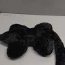 Novohive Bow Pillow Throw Pillows Butterfly Shaped Decorative Cute Pillows for Bed Sofa Cute Home Decor,Black 10 * 8inch