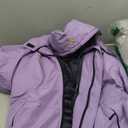 Tyhengta Men's Waterproof Ski Jacket Warm Winter Snow Coat Mountain Windbreaker Hooded Raincoat Cation Purple XXL