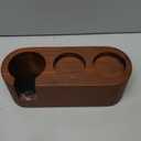 Espresso Tamping Station 54mm For Breville Espresso Machine Accessories,Rosewood Portafilter Holder Tamping Mat Espresso Coffee Equipment