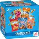 Classic Mix Snack Variety Pack, Bugles Original and Nacho Cheese, Gardetto's Original Recipe, Chex Mix Traditional and Cheddar, 20 Ct, 28 oz, Best By July 17, 2026