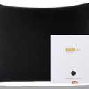 ZIMASILK 100% Pure Mulberry Silk Pillowcase for Hair and Skin Health,Soft and Smooth,Both Sides Premium Grade 6A Silk,600 Thread Count,with Hidden Zipper,1pc(Standard 20''x26'',Black)