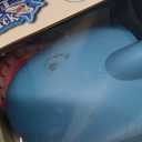 Shark Bite Game for Kids Biting Finger Push Teeth Down Funny Board Games (Blue Shark)