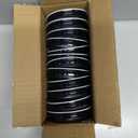 uxcell Mason Jar Lids, 70mm/2.76" Regular Mouth Tin Plate Caps Leak Proof for Canning Jars Kitchen Storage, (Black 12Pcs)