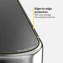 BodyGuardz Pure 3 Edge Glass Screen Protector for iPhone 15 Pro Max/Plus, Tempered Glass, Edge Coverage, Easy Installation, Case-Friendly, Perfect Touch Sensitivity