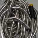 Garden Hose 50ft, Heavy Duty Stainless Steel Water Hose with 10 Functional Nozzles, No Kink, Lightweight and Flexible, Easy to Use and Store, Strong and Sturdy, Suitable for Yard and Lawn