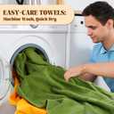 Newwiee Set of 12 Bath Towels Bulk - 28 x 55 Inch Large Cotton Towels in 12 Colors, Soft Quick-Dry Lightweight Bathroom Towel for Home Pool Beach Spa Hotel Gym Use(12 Colors)