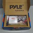 Pyle Auto 2-Channel Bridgeable Marine Amplifier - 200 Watt RMS 4 OHM Full Range Stereo w/ Wireless Bluetooth & Powerful Prime Speaker - High Crossover HD Music Audio Multi-Channel System