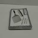 Checkered Chef 13"x15" Pizza Cutter And Pizza Peel Set - Stainless Steel Rocker Blade Pizza Cutter With Stainless Steel Pizza Peel/Paddle - 2 Great Pizza Tools In 1 Set