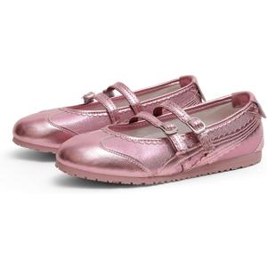 Adolilove Ballet Sneakers for Women Mary Jane Flats Walking Shoes Slip On with Elastic Straps with Memory Foam Insole US 9