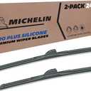 Michelin 40-2419SPBA Pro Plus Silicone Twin Pack 24 & 19 inch Wiper Blade Fits Select Volkswagen, Chevrolet, Ford, BMW, Dodge, Honda, Mazda, Lexus, Infiniti, Model Years (2 Pack)