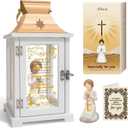 Christian Gifts for Women Faith, Inspirational Gift, Prayer of Peace Figurine Lantern, Religious Gifts for Female Men, Spiritual Gift
