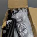 Storage Shelves Organizer - 5 Tier Metal Shelf Organizer with Metal Wheels and Adjustable Leveling Feet, Heavy Duty Garage Shelving for Kitchen, Pantry and Closet, 33.1"x12.6"x73.5", Black