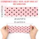 JATEBI 24pcs Headbands for Women Stretchy Wide Hairbands Workout Hair Accessories for Birthday Valentines