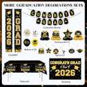 2026 Graduation Decorations, Grad Party Decorations, Class of 2026 Backdrop, Balloons, Tablecloth, Couplets, Streamers Kit - Complete Party Supplies for High School & College Celebrations
