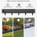 VEVOR Galvanized Steel Landscape Edging, 6-Pack 40 x 8.15 Inch Metal Edging for Landscaping with Gloves, Easy-to-Install, Heavy Duty Metal Garden Edge Border for Flower Bed, Yard Pathway