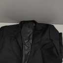 MAGE MALE Men's One Button Suit Jacket Elegant Solid Color Blazers Slim Fit Lightweight Sport Coats Blazer
, Size -L, Black