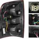 Right Tail Light Assembly Compatible with Ram 1500 2500 3500 2019-2023 Rear Tail Lamp 68361714AD