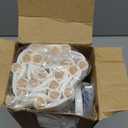 20-Shelf Hanging Wall Fabric Organizer, Over The Door Cloth Organizer with 4 Hooks, Closet Hanging Fabric Storage for Sewing & Quilting Collection(13.8 Inch)