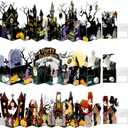 3 Pieces Halloween Pop up Card 3.3 ft Greeting Cards with Note and Envelope 3D Long Halloween Friend Boyfriend Girlfriend Wife Husband Him