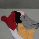 FINETOO 6 Pack Cotton Underwear for Women Cute Low Rise Bikini Panties High Cut Breathable Sexy Hipster Womens Cheeky S-XL