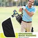 Lightweight 3-Way Golf Stand Bag – Compact Carry/Range Bag for 6–8 Clubs, Top Handle, Dual Strap, Multiple Pockets, Ideal for Practice & Par 3