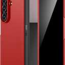 Maxdara for Z Fold 7 Case with Privacy Screen Protector, Galaxy Z Fold 7 Hard PC Shockproof Protective Case Support Wireless Charging Thin Phone Cover (Red)