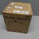 Aquach 68oz Glass Teapot with Infuser - Stovetop & Dishwasher Safe, Plastic-Free Borosilicate Glass Tea Kettle for Loose Leaf & Iced Tea