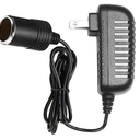 AC to DC Converter 2A 24W Car Cigarette Lighter Socket 110-240V to 12V AC/DC Power Adapter Black