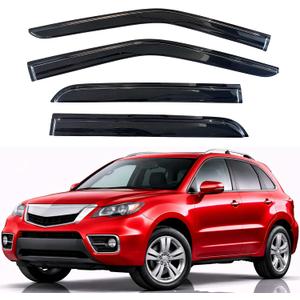 KPY Rain Guards Fit for 2007-2012 Acura RDX, Out-Channel Window Visors Vent Wind Deflectors 4PC, Car Accessories for 07-12 Acura RDX