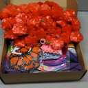 30 Pcs Dia De Los Muertos Decorations Set Altar De Ofrendas Marigold Garland Mexican Banners Serape Tablecloth Sugar Skull Hanging Swirl Monarch Butterfly for Day of The Dead Decor(Red)