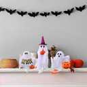 Halloween Decorations - Set of 3 Cute Spooky Ghosts Crafts - Ghost Decorations Indoor Halloween Decor for Party Table Home Room Kitchen Office