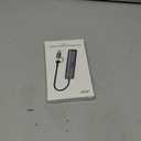 Acer USB to Ethernet Adapter, USBC Hub Ethernet 1Gbps with 3*USB 3.0, Aluminum Heat Dissipation, Driver Free, USB to Network Adapter for Windows 10, 8.1, Mac OS, Laptop, MacBook Pro, iPad, XPS, etc