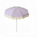 Tassel Patio Umbrella Black-Coated Fringed Canopy Umbrella Sun-Blocking Parasol Taro Purple|Home & Garden| Yard, Garden & Outdoor Living| Garden Structures & Shade| Umbrellas