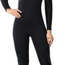 Wetsuit Women 3mm Neoprene, Cold Water Swimming with Back Zipper for Diving, Swimming, Surfing, Snorkeling, Medium